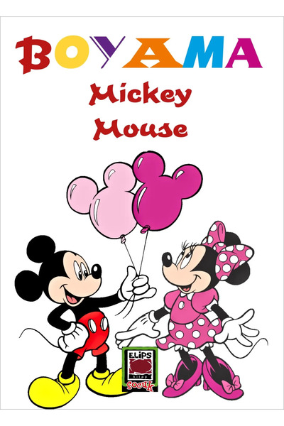 Elips Mickey Mouse Boyama