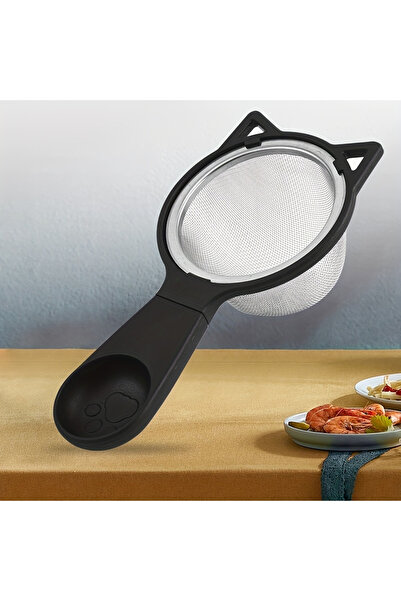 Choice 1 قطعة مصفاة شبكية دقيقة سوداء اللون [Fine Mesh Strainer] مصفاة شبكية ...