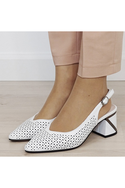 SOFILINE White perforated leather shoes BY6885-2 02