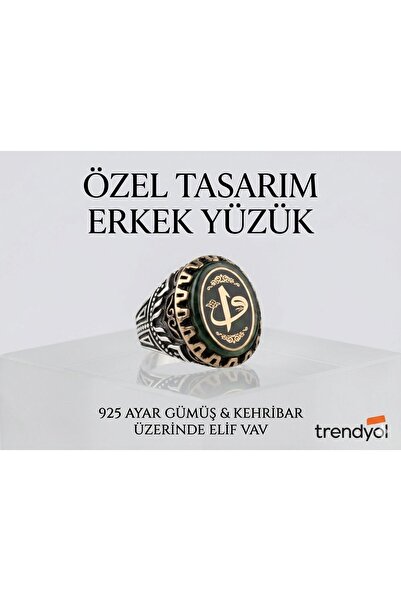GENCER GROUP 925 Ayar Gümüş Özel Tasarım Erkek Yüzük Koleksiyonu