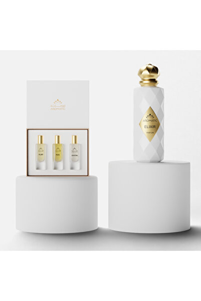 AROMATIC Fragrance Collection + Perfume 200ml - Set (Flirt - Hug - Crystal) +...