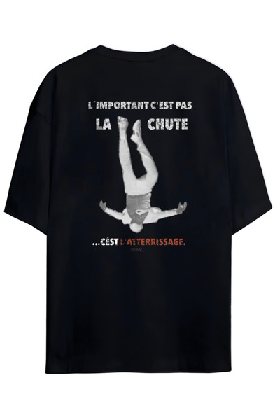 Grafftee Clothing تي شيرت La Haine مصمم خصيصًا من القطن الفاخر للجنسين