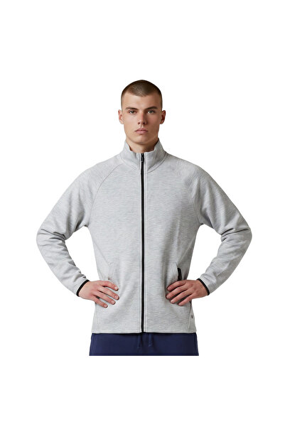 Sportive Elio Full-Zip Erkek Gri Günlük Stil Eşofman Üstü 26YE0001-KML