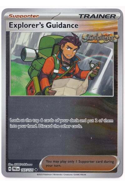 Pokemon Explorer's Guidance [Reverse] 107/131 - Prismatic Evolutions - Card (...