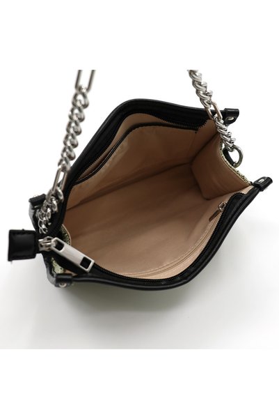 Marina Galanti Women's Aggius Straw-Effect Crossbody - Sage Green