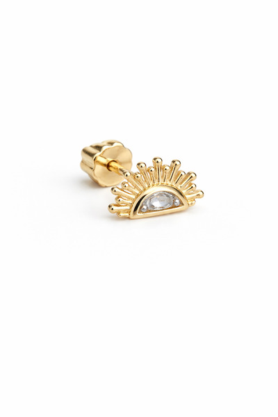 Sade Accessory Yarım Güneş Form Piercing