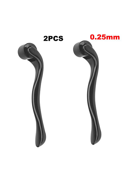 Choice1 2PCS Black 0.25mm 2/5/10PCS Wholesale Full Black 540 Needles for Faci...