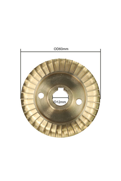 choice2 D 1PC Brass Water Pump Impellers Self-Priming Pump Double-Sided Coppe...