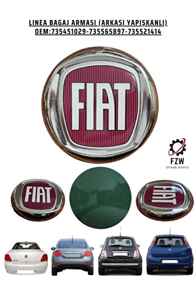 FZW FIAT (LN) LINEA/PUNTO 2003-2010/500 2007>/PANDA 2012-2024 BAGAJ ARMASI BO...