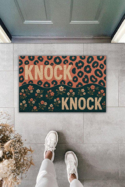 Dormot Home Knock Leopard Patterned Modern Door Mat – Digital Printed Non-Sli...