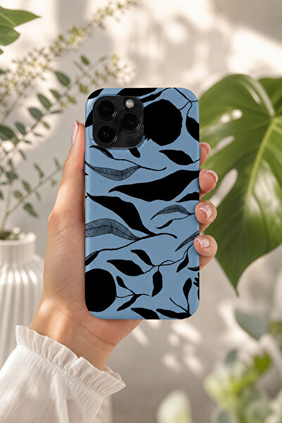KILIFOLOG iPhone 13 Pro Uyumlu Lansman Silikon Modern Desenli Darbe Emici Kıl...