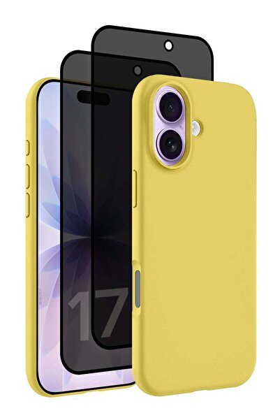 Margoun 3Packs Liquid Silicone Protective Phone Case for iPhone 17 - Yellow-5