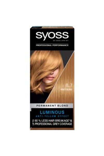 Syoss Vopsea de Par Permanenta - Performanță Profesională Blond Permanent Lum...