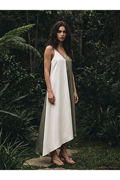 LC Waikiki V Planting Asymmetric Color-Blocked Dress for Style Enthusiasts fr...