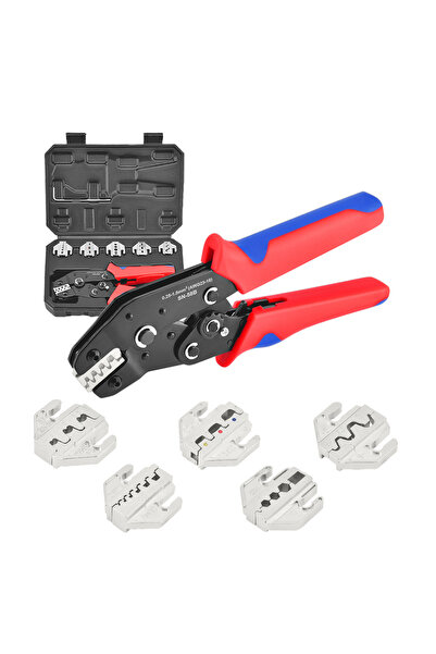 Choice SN-58B 5Jaws BOX SN-58B Crimping Tool Plier Kit With 5 Replaceable Jaw...