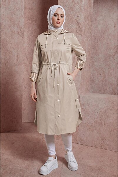 Alvina HOODED TRENCH COAT 10874