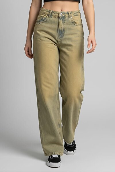 Don't Call Me Jennyfer Women Baggy Fit Washed Non Stretchable Wide Leg Jeans,...