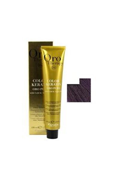 Fanola Vopsea Demi-permanenta Oro Therapy Color Keratin Violet - Corector Vio...