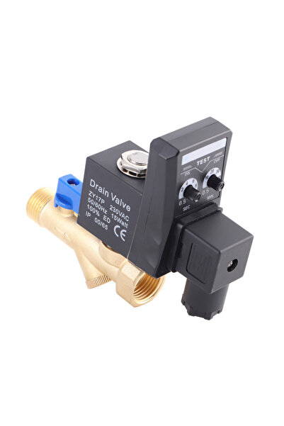 Choice AC 230v G1/2 DN15 Automatic Electronic Timed Drain Valve for Air Compr...