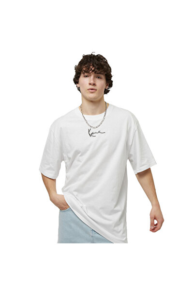 KARL KANI Tricou bărbătesc cu mânecă scurtă: Tricou cu imprimeu mic, mărimea M