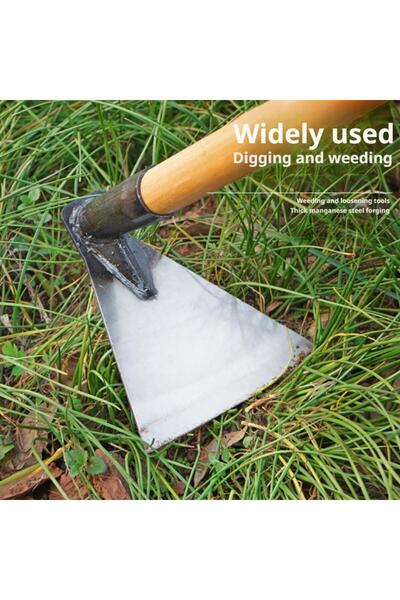 Choice 17cm Durable Garden Hoe Household Outdoor Farming Tools Forging Weedin...