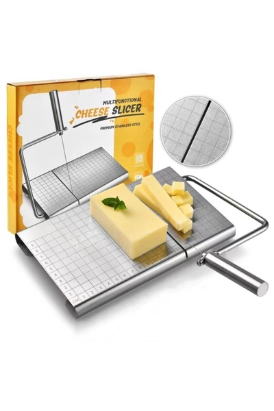 Choice With scale 6 lines Replaceable metal wire slicer (with plate and measu...