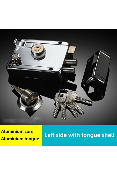 Choice1 Left Open Exterior Iron Door Locks Security Anti-Theft Lock Multiple ...