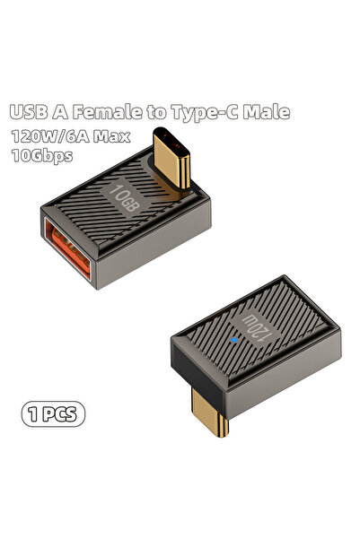 Choice8 محول USB C إلى USB 3.1 OTG بقوة 120 واط، محول من النوع C ذكر إلى USB ...