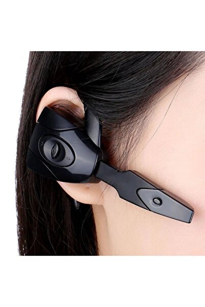 Choice Black Bluetooth Headset With Microphone USB Rechargeable Earphone Long...