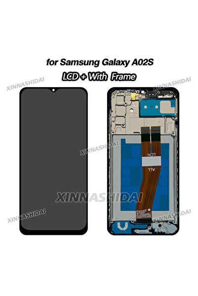 Choice5 شاشة LCD سوداء مع إطار 6.5 بوصة لـ A02S A025، شاشة لمس مع لوحة رقمية ...