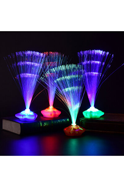 Choice Multicolor Colored LED Fiber Optic Light Night Lamp Holiday Christmas ...
