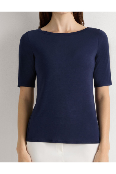 Evendi Blouse, Navy blue