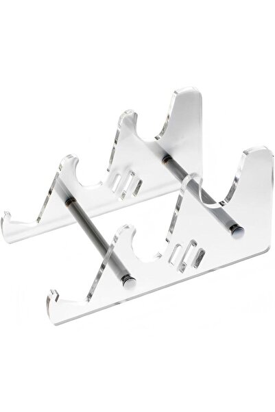 Choice transparent 2 tiers Transparent Acrylic Keyboard Stand, Multi-Layer Di...