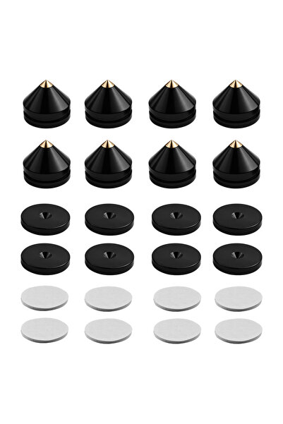 Choice black YYTCG loudspeaker Spikes Set of 8 loudspeaker Feet Height Adjust...