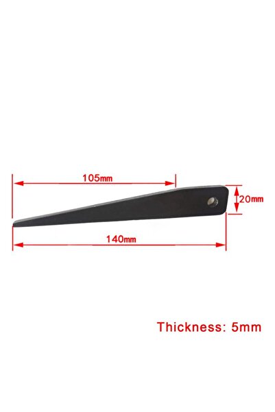 Choice4 A2 Carbon Steel Straight Morse Taper Drift for Drills; High-Hardness ...