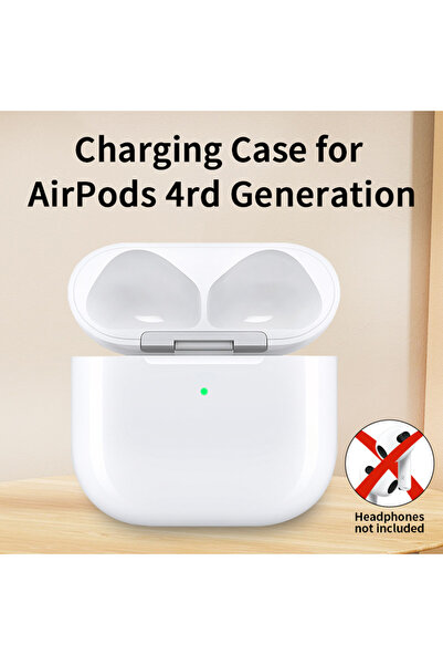 Choice for AirPods 4 AirPods 4 Charger Case Replacement w/ Wireless Charging ...