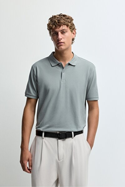 LEFTIES Basic polo yaka tişört