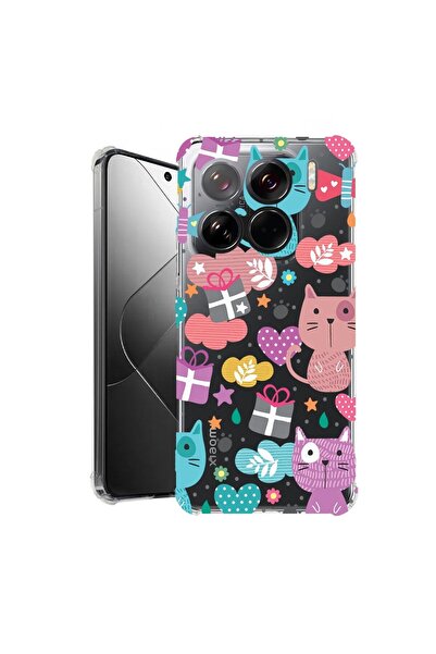 bestcase Θήκη για Xiaomi 15 Pro, Αντικραδασμική 1.5MM, Χαριτωμένη Γάτα, Προστ...
