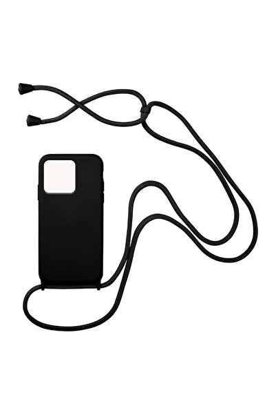 Sonique Θήκη Σιλικόνης με Κορδόνι CarryHang Xiaomi Redmi 10C Μαύρο
