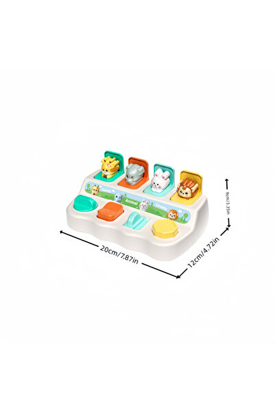 Choice Hide-And-Seek Montessori 3D Animal Hide-And-Seek Toys with Learning Bo...