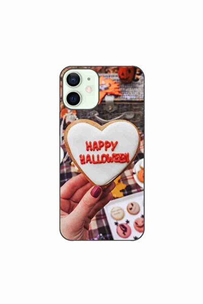 OEM Husa compatibila cu Apple iPhone 12 Mini Silicon Gel Tpu Model Happy Hall...