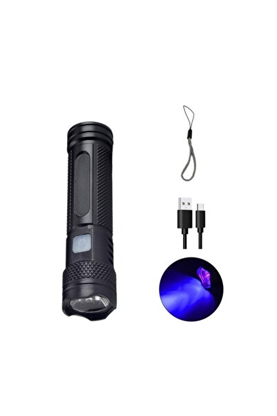Choice 1PC 365nm UV Flashlight USB- C Rechargeable Life-grade Waterproof Ultr...