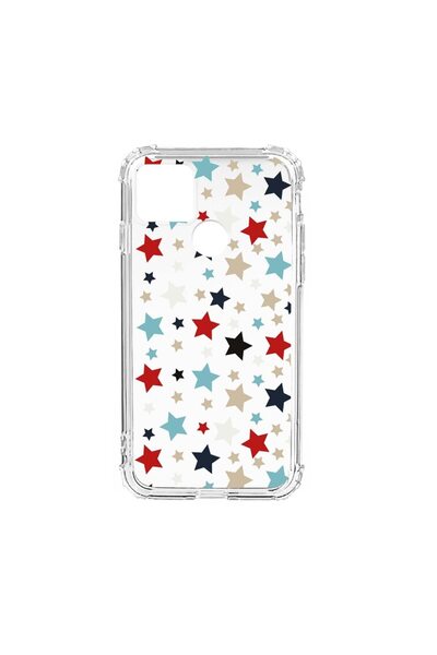 bestcase Husa Anti Shock Silicon Compatibila Cu Xiaomi Redmi 9C, Stars, Milit...