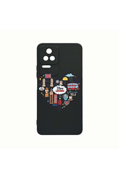 bestcase Husa Silicon, Compatibila Cu Xiaomi Poco M5s, I Love London, Reziste...