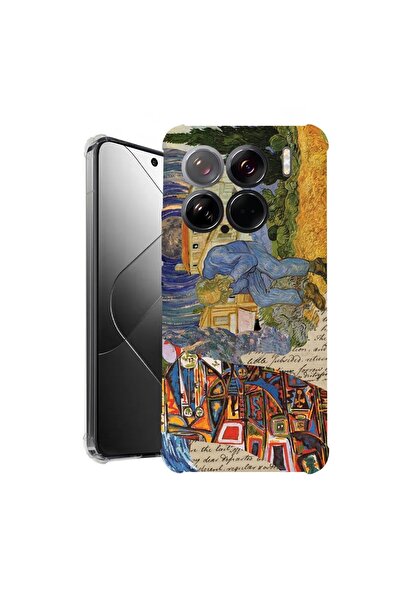 bestcase ¬Æ Husa pentru Xiaomi 15, Anti Shock 1.5MM, Van Gogh Style, Protecti...
