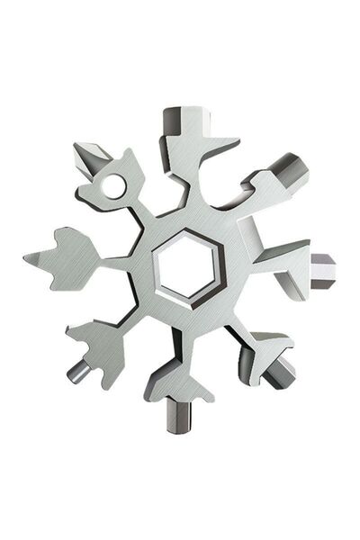 Choice 1pc 1 Snowflake Multifunctional Tool, Stainless Steel Bottle Opener, S...