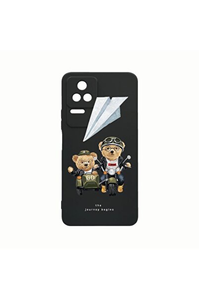 bestcase Husa Silicon, Compatibila Cu Xiaomi Poco M5s, Teddy On The Road, Rez...