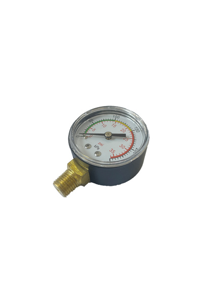 Choice Light Grey Bottom Mount Pool Sand Filter Pressure Gauge 0-35 PSI Accur...