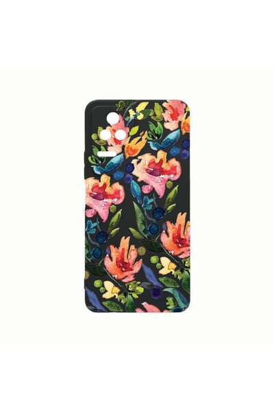 bestcase Husa Silicon, Compatibila Cu Xiaomi Poco M5s, Flowers Collection Pas...