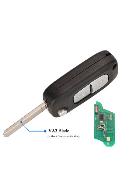 Choice مفتاح VA2 من jingyuqin بتردد 433MHz مع تقنية FSK وشريحة PCF7961A ID46،...